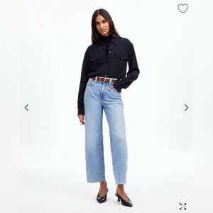 Madewell the perfect vintage  wide-leg crop jean